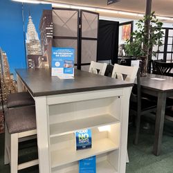 🚚Hot Deal🚚Brand New 5pc Counter Height Dining Set $599, No Credit Needed Finance