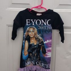 Baby Girl Beyoncé Concert T-shirt Dress Very Cute Size 6-12 Months