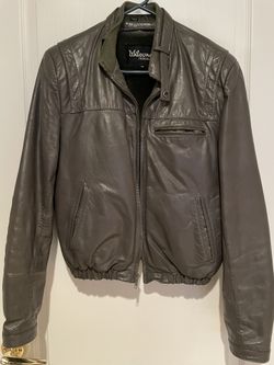 Leather Suede Men’s Lined Jacket