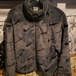 Nike Faux Fur Coat