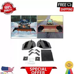 PW22 Snow Plow Blade Wing Extensions Extenders Pro Wings Wing Western (Black)