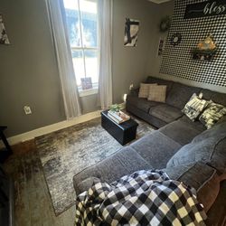 Black And White Sectional Couch 
