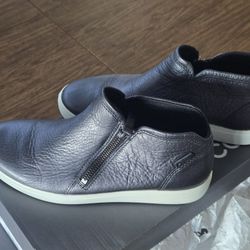 Ecco Soft 7 W  Black Dark Shadow Metallic Shoes