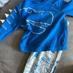 Toddler Boy Fleece Sweater Pajama Set 3T