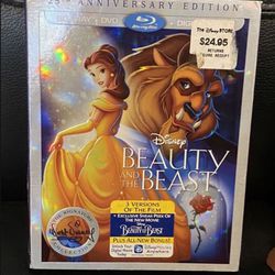 Disney Beauty And The Beast Blue Ray Movie