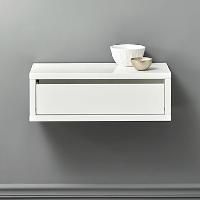Slice White Walmounted Storage Shelf
