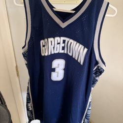 XL Iverson Georgetown College Jersey Mitchell & Ness 