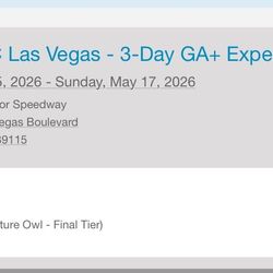  2 Edc 2026 Las Vegas Ga+ 