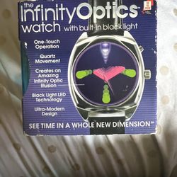 Infinity Optics Watch With Black Light New In Box