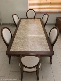 4×8 table and chairs