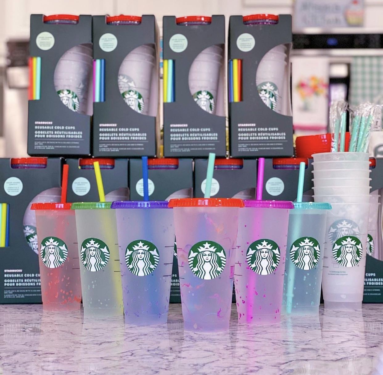 New Confetti Starbucks Cup