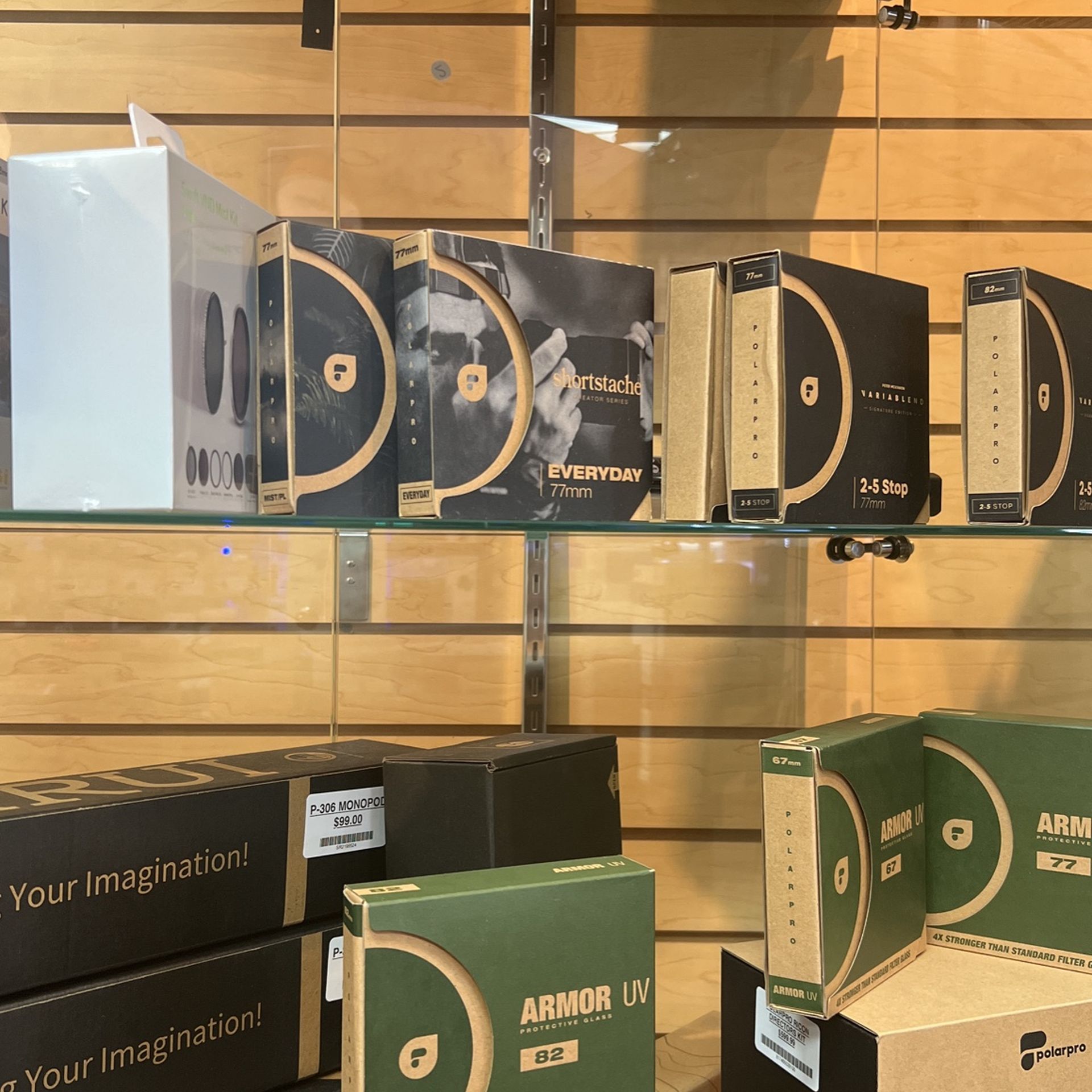 PolarPro 77mm 1/4 Grade Shortstache