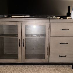 Dark Grey Entertainment Center NEED GONE ASAP!!!!!