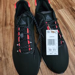 New - Adidas Avryn Size 10 Black & Red