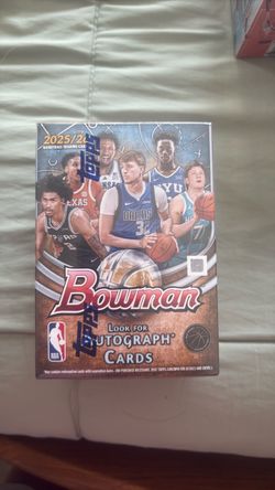 2025-26 Bowman Basketball Blaster Box - Factory Sealed - Look for Autographs