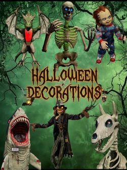 Halloween Decorations - Lot of cool Animatronics