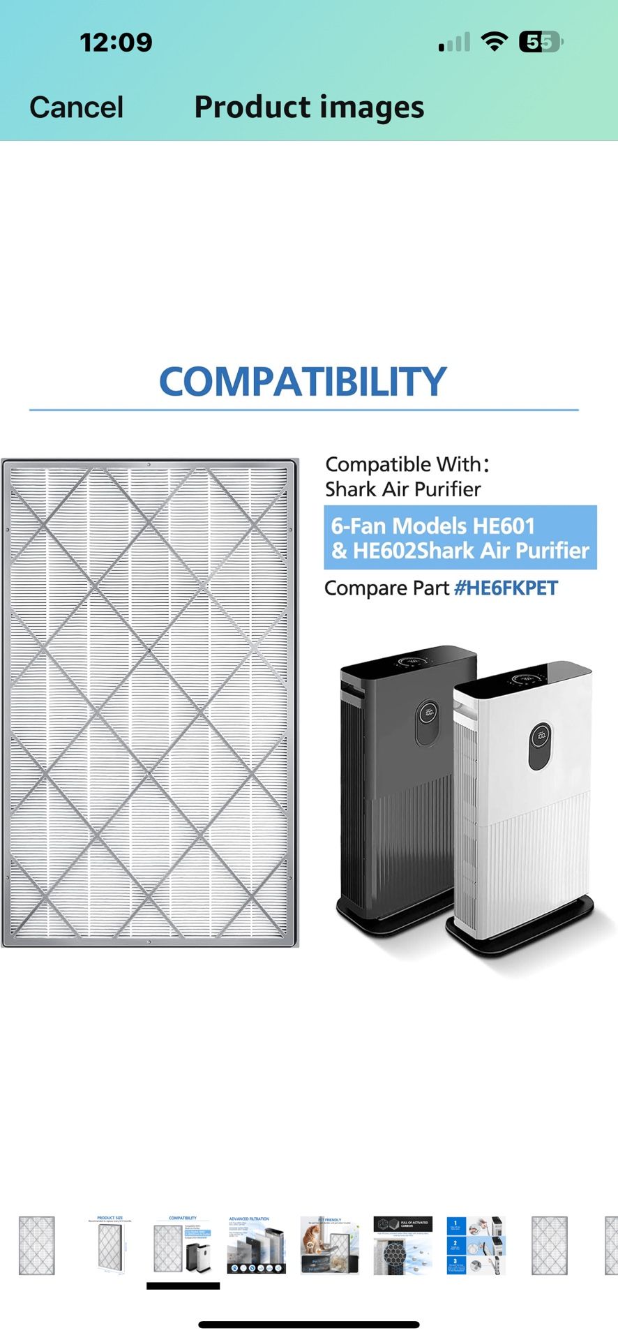 Shark HEPA Air Filter