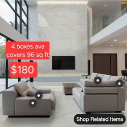 ✨️ MSI Amari Gold 24 in. x 48 in. 4:56 PM Polished Porcelain Marble Look Floor and Wall Tile (24 sq. ft. /Case w6939‼️4 boxes available cover 96 sq ft