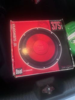 2 10 inch subwoofer speakers