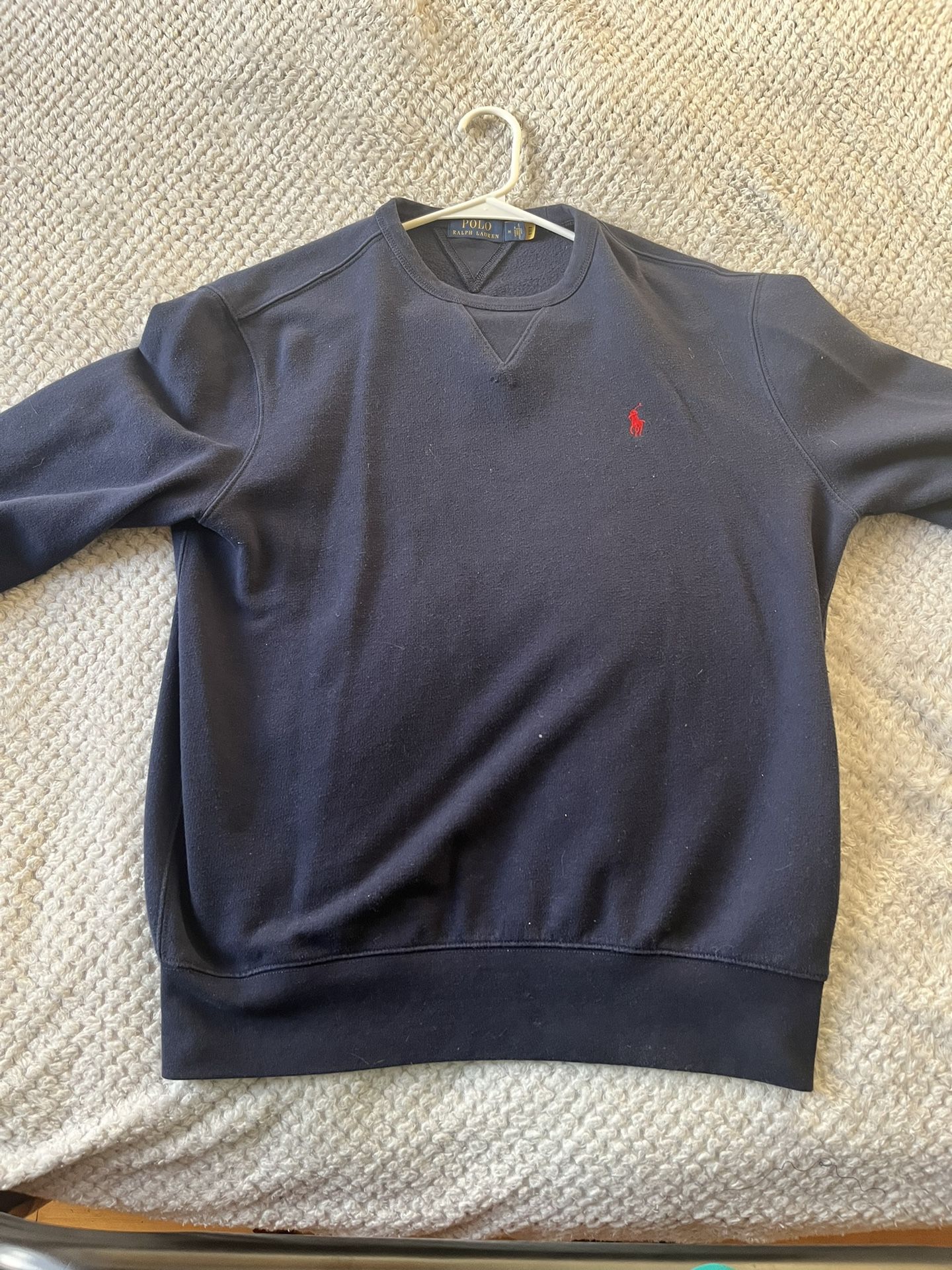 Navy Blue Polo Ralph Lauren Sweat Shirt