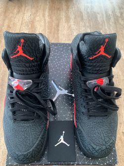 Air Jordan 5 Black Elephant Print Sneakers