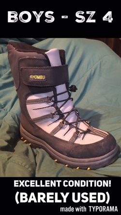 Youth Sz 4 - Snow Boots - Excellent Condition!