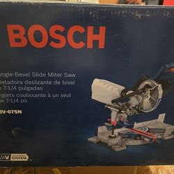 Bosch Sliding Compound  Cordless Miter Saw Tool Only