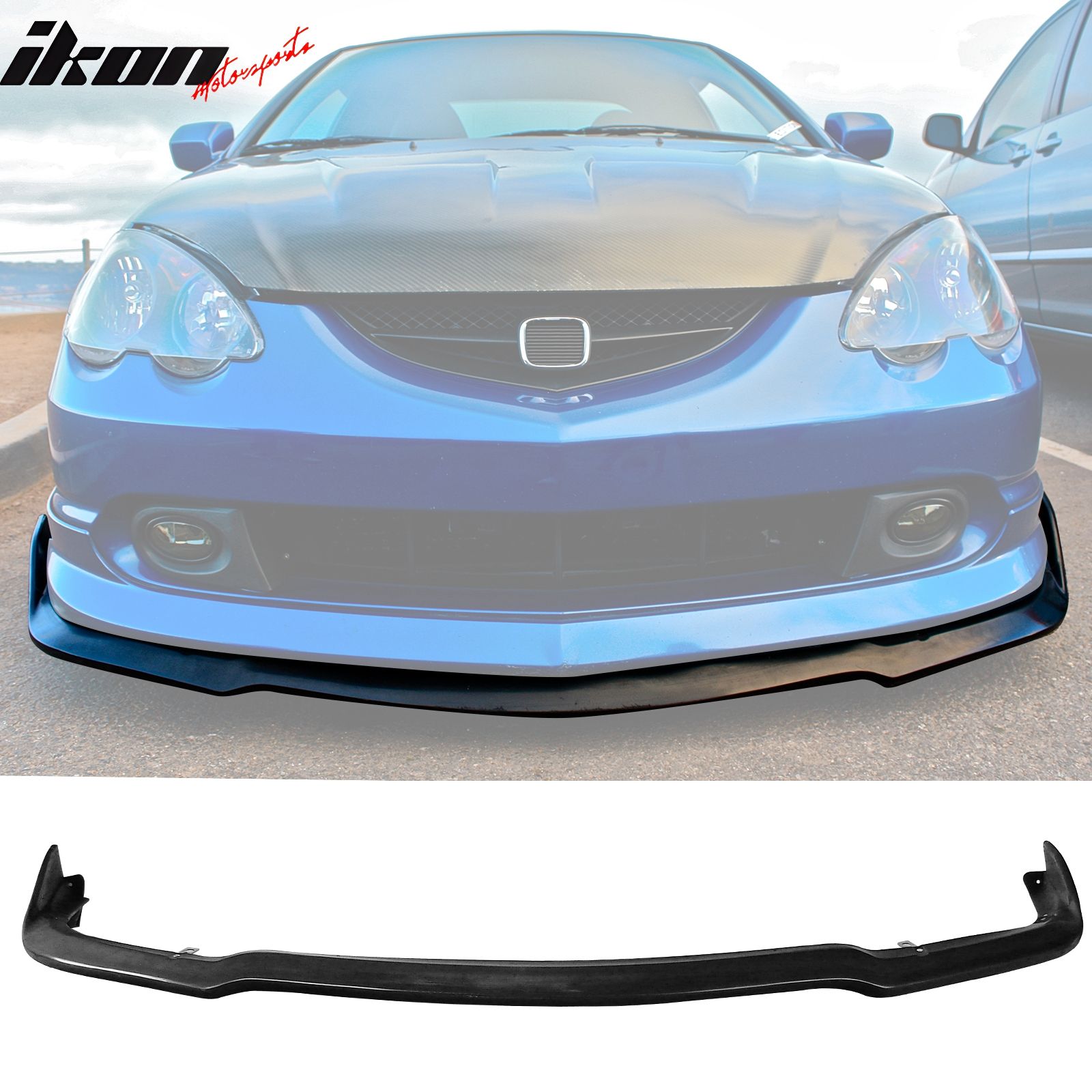 Universal CS2 Style PU Front Bumper Lip Spoiler Lower Splitter Unpainted