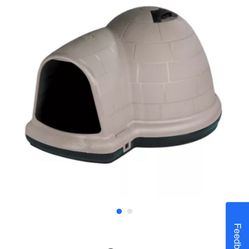 Petmate Indigo Igloo-Style Dog House 37.5” L X 30.5” W x 22.8” H