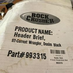 Rock Crusher Header Brief 1997-2006 Jeep Wrangler