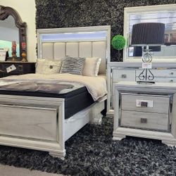 DISPLAY SALE!!! 4-PC LED Queen Bedroom Set ONLY $1599