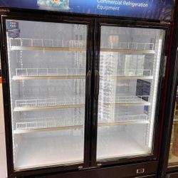 2 Door Merchandiser Cooler Refrigerator 