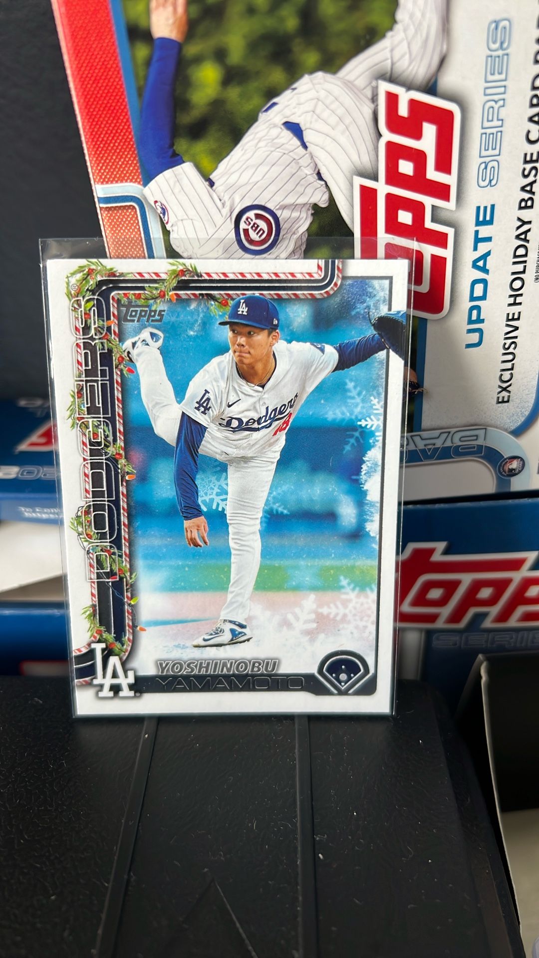 Yoshinobu Yammamoto Holiday Base Card