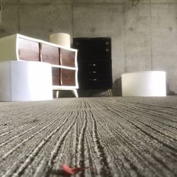 MCM Solid Wood Dresser With Unique Period Hardware And Chrome Legs.