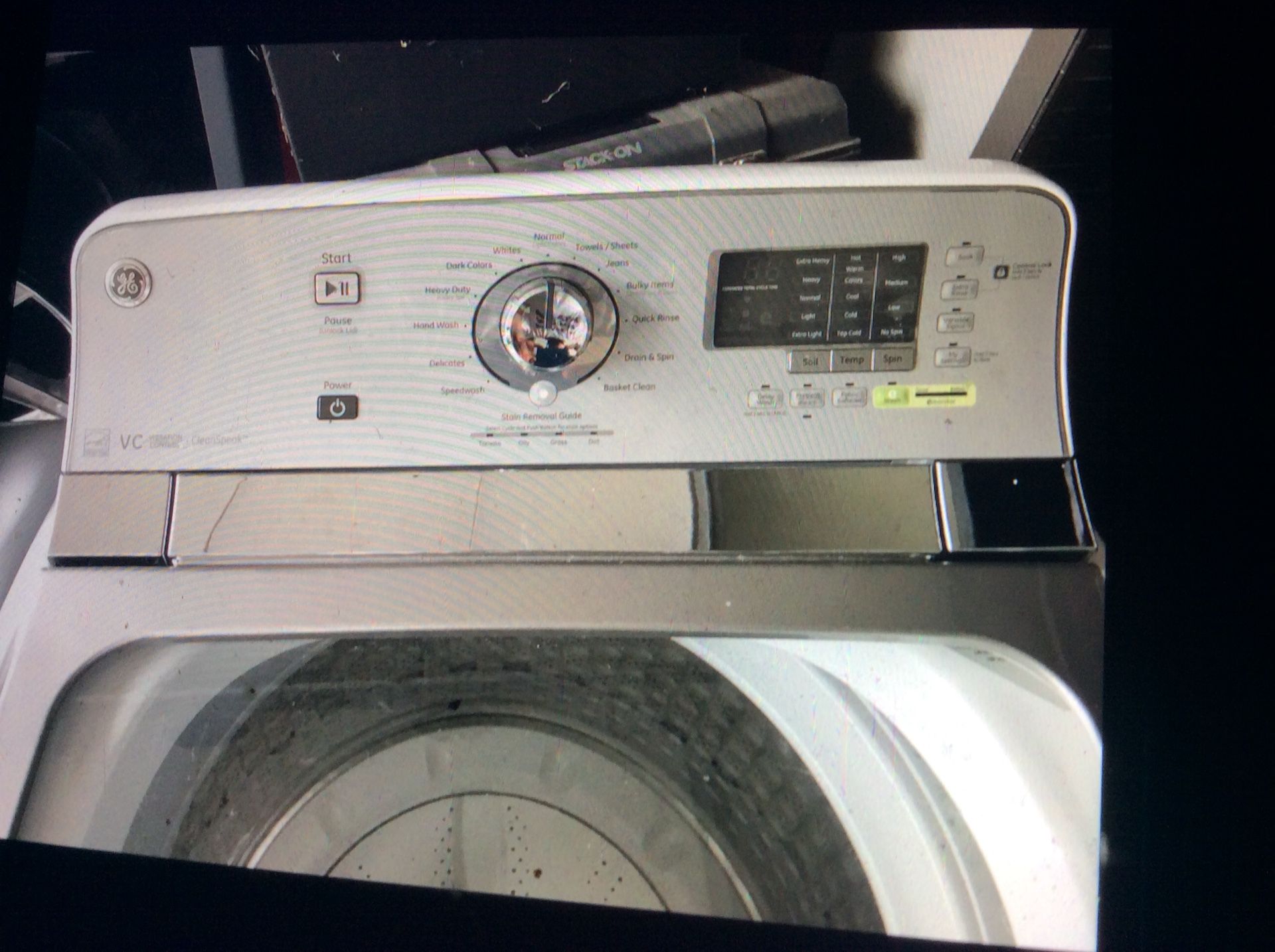 G e. Largest capacity washer and dryer matching 2 yrs old {contact info removed}