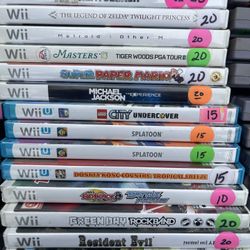 Nintendo WII ~ WII U ~ Wii Games !!