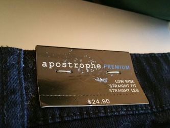 NEW WITH TAG APOSTOPHE DENIM 14 PETTIT PANT