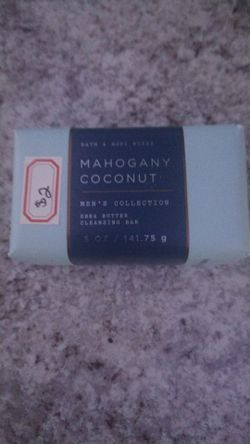 Bath & body works mahogany coconut cleansing bar