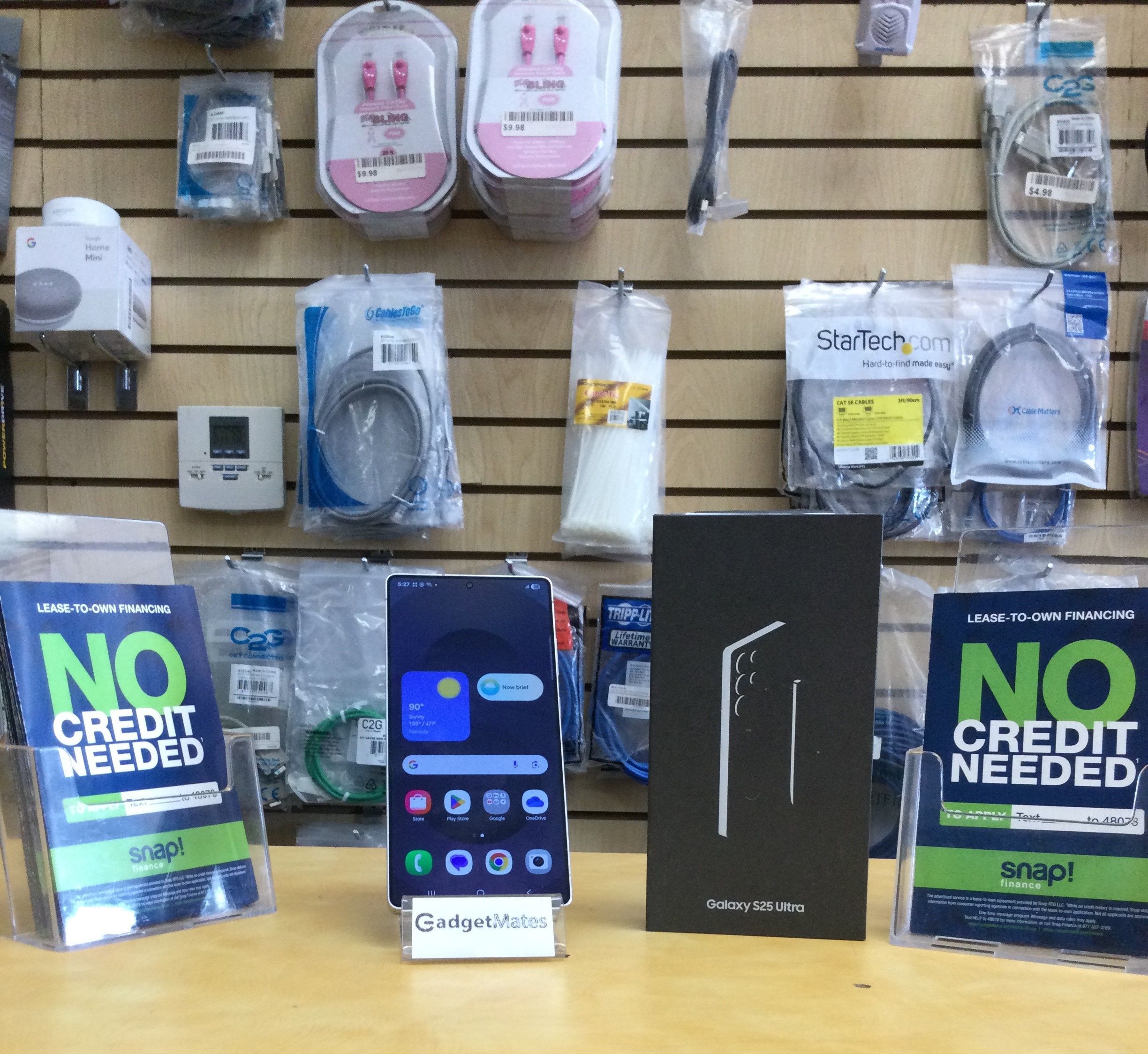 Samsung S25 Ultra - 256GB Unlocked (Titanium Silverblue) - $0 DOWN!