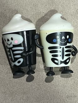 Wendy's Frosty Bone Chillers Glow In The Dark Rare X-Radiant Version & Standard