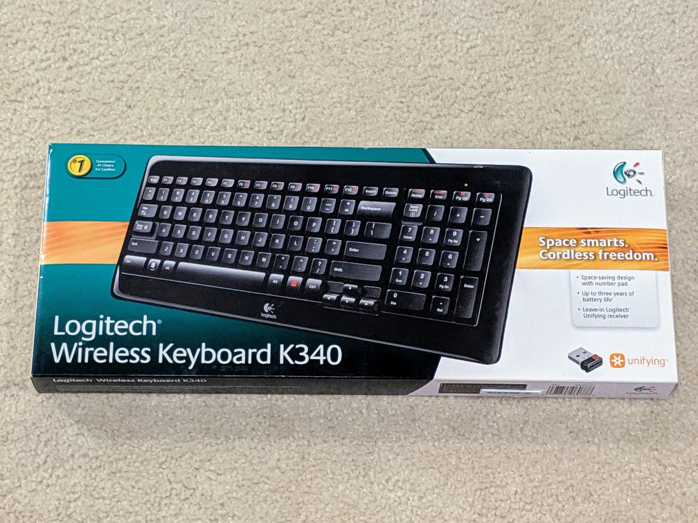 Logitech Wireless Keyboard K340 NEW