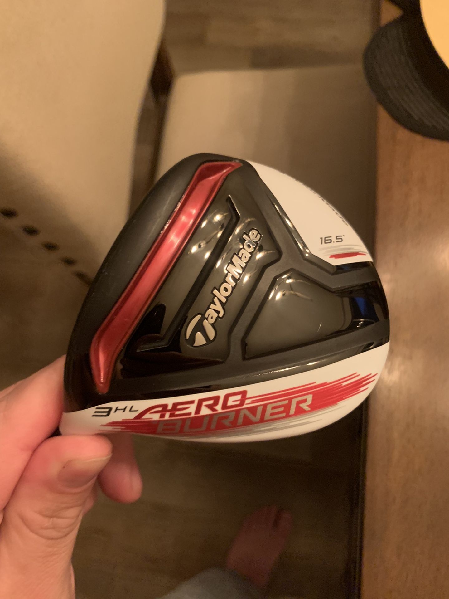 NICE Taylormade  AEROBURNER FAIRWAY #3 HL 16.5* FACTORY 60g STIFF FLEX GRAPHITE