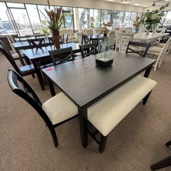 6 Pc Dining Table  