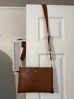 Tory Burch Brown Leather Crossbody Bag