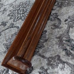 OAK TOWEL BAR, OR SCARF/BELT BAR!  26"X4"!  SOLID OAK!
