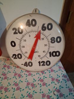 Vintage the original jumbo Dial by the OHIO thermometer co