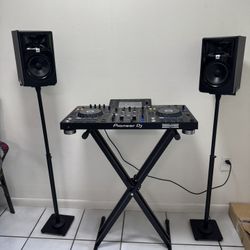 XDJ RX2 With A Pair Of JBL Monitors 