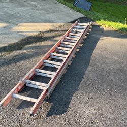 Werner24ft Fiberglass Ladder