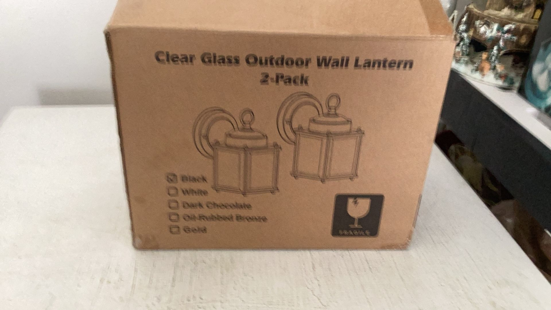 Brand New Black Wall Lanterns