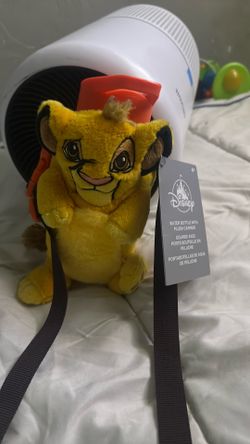 Disney simba water bottle with plush